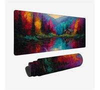 Tapis de Souris Montagnes 1000x500x3mm Grand Tapis Souris, Lac Tapis de Souris Gamer, à Bords Cousus, Base en Caoutchouc Antidérapante, sous Main pour Clavier et Souris, for Gamer Gaming Accessoire