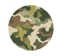 Tapis De Souris Motif Camouflage Vert-Gris Tapis De Souris Gaming Antidérapant Mousepad Confort Mouse Pad pour Travail Ordinateur Bureau 20X20 Cm