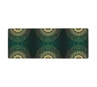 Tapis de souris motif cercles floraux antiques tourbillons 30,5 x 80 cm