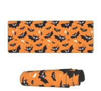 Tapis De Souris Motif De Chauves-Souris De Dessin Animé pour Halloween Doux Lavable Tapis De Souris Carré, pour Maison, Jeux, Ordinateur Portable, 80x30cm