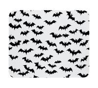 Tapis De Souris Motif De Chauves-Souris d'halloween Portable Tapis Souris Antidérapante Mouse Pad pour Jeux Ordinateur Professionnels 25X30Cm
