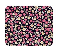 Tapis De Souris Motif De Petites Fleurs Colorées Tapis De Souris Antidérapant Glissement Facile Tapis De Souris Carré, pour Ordinateur Portable, Ordinateur, 25x30cm