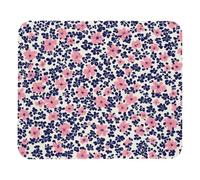 Tapis De Souris Motif De Petites Fleurs Colorées Tapis De Souris D'Ordinateur Base en Caoutchouc Antidérapante Tapis De Souris Carré, pour Ordinateur, Ordinateur Portable, 25x30cm