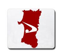 Tapis de souris motif drapeau de la préfecture d'Akita - 30 x 24,9 cm - Couleur : préfecture d'Akita