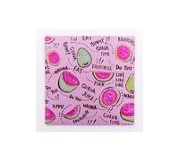 Tapis de Souris Motif imprimé néoprène antidérapant 21 x 21 cm (Pastèque)