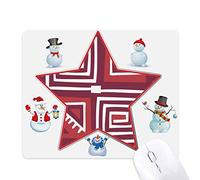 Tapis de souris Motif totems Ancient Civilisation de Noël Bonhomme de neige Famille Star