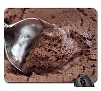 Tapis De Souris, Mousse Au Chocolat Aquafaba Vegan Pois Chiche Sucré Tapis Souris Antidérapante Tapis De Souris D'Ordinateur Moderne Souris De Gaming pour Professionnels Ordinateur Jeux 25X30Cm