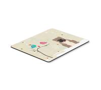 Tapis de souris multicolore Caroline's Treasures Christmas Presents Bulldog bring 7,75 x 9,25 cm (BB2598MP)
