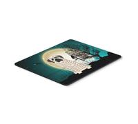 Tapis de souris multicolore Caroline's Treasures pour Halloween, motif mastiff bring effrayant, blanc, 7,75 x 9,25 cm (BB2206MP)