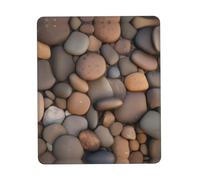 Tapis de souris multicolore en caoutchouc épais avec bord verrouillable pour bureau, jeux, étude et bureau 21,1 x 26,2 cm