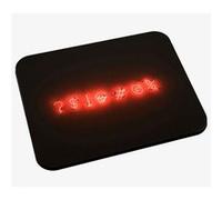 Tapis de souris Néons lumineux rouges caractères spéciaux juron peste G
