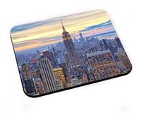 Tapis de souris New york manhattan empire state building ville nuit usa G