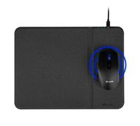 Tapis de souris - NGS - CruiseKit - Chargeur sans fil Qi - Souris sans fil rechargeable - Noir