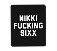 Tapis De Souris Nikki Fucking Sixx Tapis De Bureau Doux Mousepad Parfait sous-Main pour Travail Claviers Voyage 25X30CM