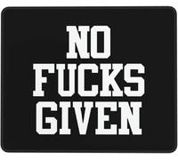 Tapis De Souris No Fuck Given Mouse Pad Résistant Aux Eclaboussures Tapis Souris Imperméable Mousepad pour Jeu Ordinateur Portable Gaming M