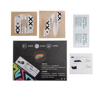 Tapis de souris noir facile à utiliser, Kit de mise à niveau avec bords arrondis, pieds de souris de jeu compatibles avec Logitech G Pro