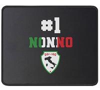 Tapis De Souris Number One Nonno Italian Grandfather Best Mouse Pad Anti-Dérapant sous-Main Parfait Mousepad pour Travail Claviers Voyage 25X30CM