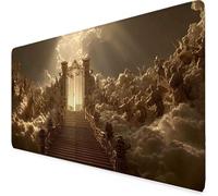 Tapis de Souris Or Tapis de Souris XXL 1200 x 600mm Paradis Gaming Mouse Pad en Caoutchouc Antidérapant et Imperméable, Haute Précision et Vitesse, pour la Maison et Le Bureau (1200 x 600mm) c1006