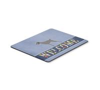 Tapis de souris ou dessous-de-plat multicolore Caroline's Treasures : Braque allemand poil dur, bienvenue ! 7,75 x 9,25 cm (BB5515MP)