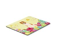 Tapis de souris ou dessous de plat ufs de P ques berger d'Asie centrale de Caroline's Treasures, multicolore, 7,75 x 9,25 (BB6049MP)