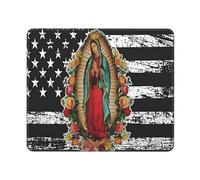 Tapis De Souris Our Lady of Guadalupe Virgin Mary Accessoires De Jeu Glissement Facile Mouse Pad Portable Mousepad pour Bureau Ordinateur Portable Jeu XL