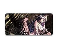 Tapis de Souris Overlord 900x400mm Tapis de Souris XXL Multifonction Gaming Mousepad XXL Grand sous Main, Anime Souris 3mm Bureau Anti-Glissant Surface Texturée pour Ordinateur, P