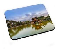 Tapis de souris Pagode au mileu d'un lac viet-nam bouddhisme sérénité G