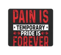 Tapis De Souris Pain is Temporary Pride is Forever Mouse Pad Glissement Facile Mousepad Résistant Aux Eclaboussures Tapis Souris pour Travail Gaming Jeu XL