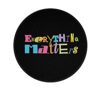 Tapis De Souris Panneau Coloré Qui Dit Que Tout n'a Pas D'Importance 6 Tapis De Souris Gaming Petit Mousepad Durable Mouse Pad pour Maison Travail Bureau 20X20 Cm