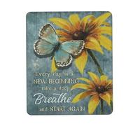 Tapis De Souris Papillon Fleur Foi Dieu Portrait De Dieu Cadeaux De Papillon pour Le Christianisme 25X30Cm Portable Tapis De Souris Gaming Bords Cousus Tapis pour Pc Gamer