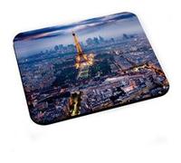 Tapis de souris Paris tour eiffel ville monument france nuit lumieres G