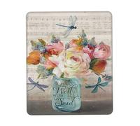 Tapis De Souris Partition Musicale Humoristique « It's Well with My Soul » De Dragonfly Home Bakery 25X30Cm Bords Cousus Tapis De Souris De Jeu Base en Caoutchouc Tapis pour Études Maison
