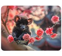 Tapis de Souris Paysage 29 x 24 cm, Batte Tapis de Souris Gaming Base Antidérapant Caoutchouc avec Coutures sur Les Bords Mousepad Précision et Vitesse Améliorées pour Ordinateur Maison Deco, Model536