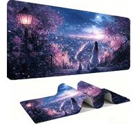 Tapis de Souris Paysage De Personnages XXL 1000x500x3 mm Grand Tapis Souris Bords Cousus Imperméable Antidérapant Grand Accessoire Bureau étendu, Ordinateur Portable Améliore Précision Vitesse j0xk277