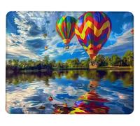 Tapis de Souris Paysage Gaming Tapis Souris Bord Cousu et Base en Caoutchouc Mousepad Imperméable Mouse Pad Améliorées Vitesse et la précision pour PC Portable, Gaming Accessoires 320x260x3mm H0-199