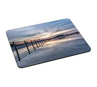 Tapis de Souris Pedea pour Le Jeu et Le Travail - avec Bords Cousus et Dessous antidérapant 22 x 18 cm Coastline