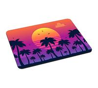 Tapis de Souris Pedea pour Le Jeu et Le Travail - avec Bords Cousus et Dessous antidérapant 22 x 18 cm California Beach