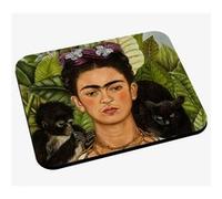 Tapis de souris Peinture de frida kahlo original vintage artiste art 1 G