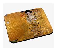 Tapis de Souris Peinture Gustav Klimt Portrait d'Adèle Bloch Bauer I Art Vintage Original Or Doré