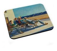 Tapis de souris People in the sun edward hopper peinture realisme amerique G