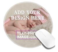 Tapis de souris personnalisé avec support de poignet, tapis de souris ergonomique personnalisé, ajouter des photos et du texte personnalisés, base antidérapante, coussin en gel confortable pour bureau