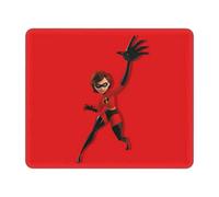 Tapis de souris personnalise Les Indestructibles, antiderapant, en caoutchouc, avec bords cousus durables, pour ordinateur de jeu, tapis de souris Elastigirl