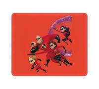 Tapis de souris personnalise Les Indestructibles pour PC, avec bords cousus, antiderapant, en caoutchouc, Elastigirl, Jack Parr, pour gamer