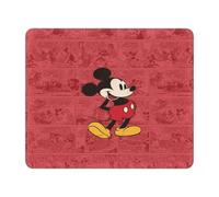 Tapis de souris personnalise Mickey Mouse Manga, antiderapant, en caoutchouc, avec bords cousus durables, pour ordinateur portable et PC de jeu