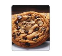 Tapis de souris petit format « Biscuit au chocolat » (17,8 x 21,8 cm), tapis de souris gaming ultra-lisse, portable, antidérapant, imperméable, pour bureau, ordinateur portable, PC et bureau.