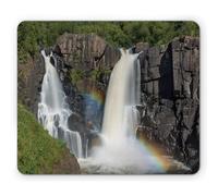 Tapis De Souris Photo De Cascade De La Rivière Qui Coule dans Les Hautes Terres du Minnesota Tapis Souris Personnalisé Bureau Tapis Souris, pour Jeux, Maison, 25x30cm