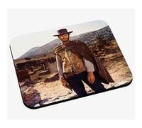 Tapis de souris Photo de film western clint eastwood cowboy vieux cinéma G