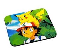 Tapis de souris Pikachu sur son ami sasha pokemon G