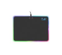 Ewent Tapis de souris PL3341 – Noir, acrylique/caoutchouc, base antidérapante, USB