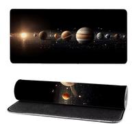 Tapis de Souris PlanèTe, Tapis de Souris XXL Univers 1200x600x3mm, Large Mouse Pad Gaming, Coudre les Bords, Antidérapant Rubber Base Mouse Pad, For Office and Gaming, Comme Cadeaux pour Hommes MM-786